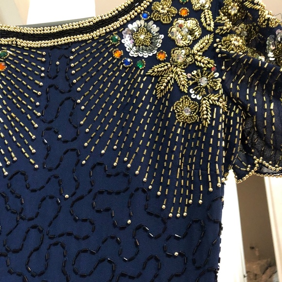 Virgos Lounge Raina Maxi Dress with Embellishments - Picture 3 of 7